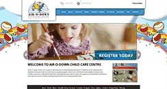 Desktop Screenshot of air-o-downchildcarecentre.com